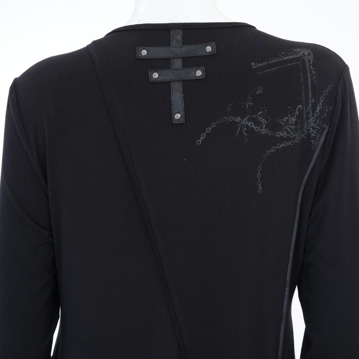 Ashes of the Elysium Asymmetrical Cut-and-Sew Top