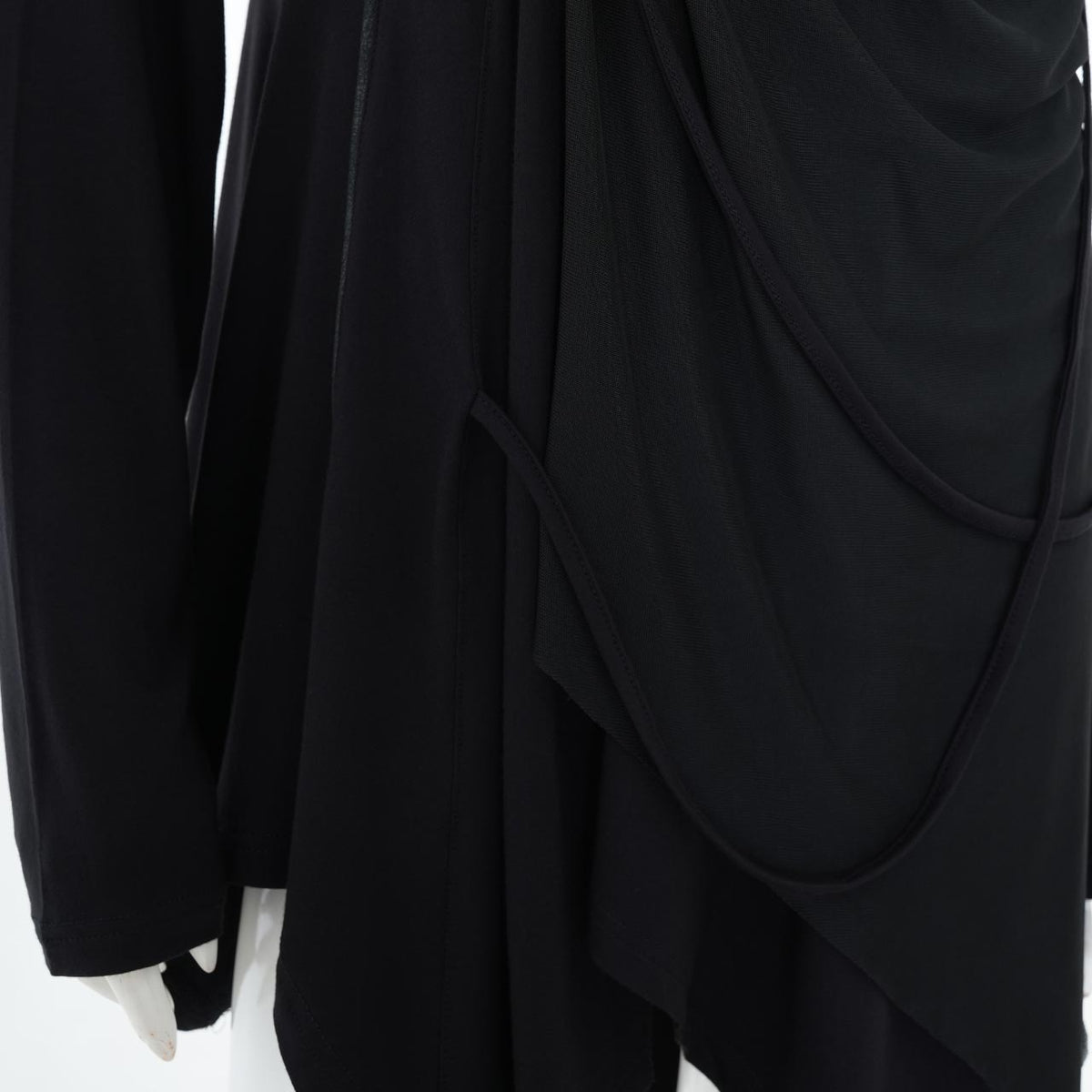 Ashes of the Elysium Asymmetrical Cut-and-Sew Top