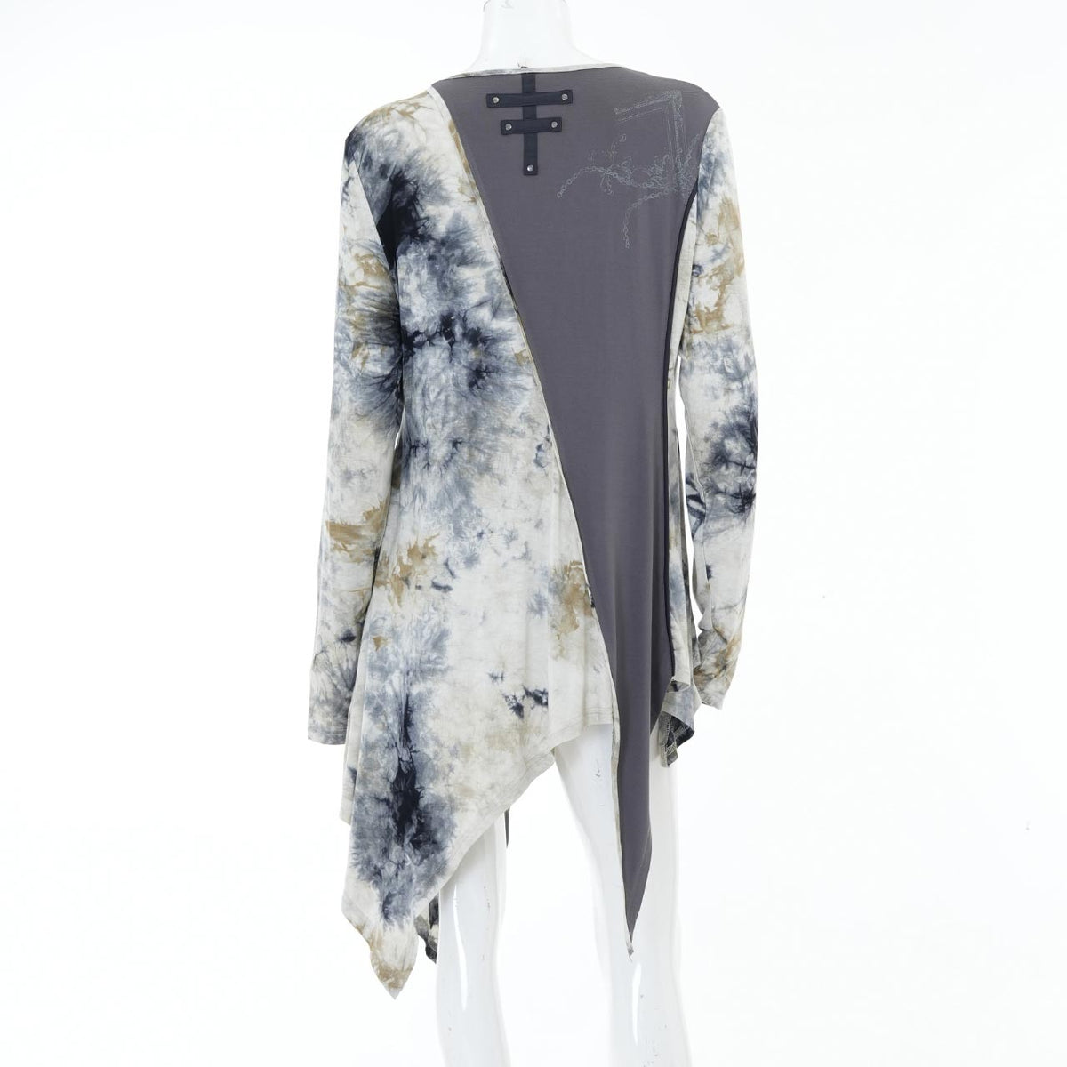 Ashes of the Elysium Asymmetrical Cut-and-Sew Top