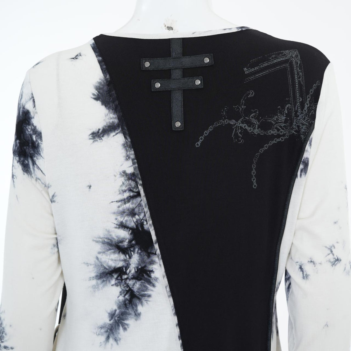Ashes of the Elysium Asymmetrical Cut-and-Sew Top