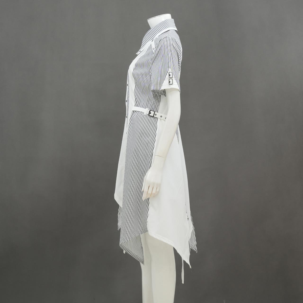 Ashes of the Elysium Short-Sleeve Long Blouse