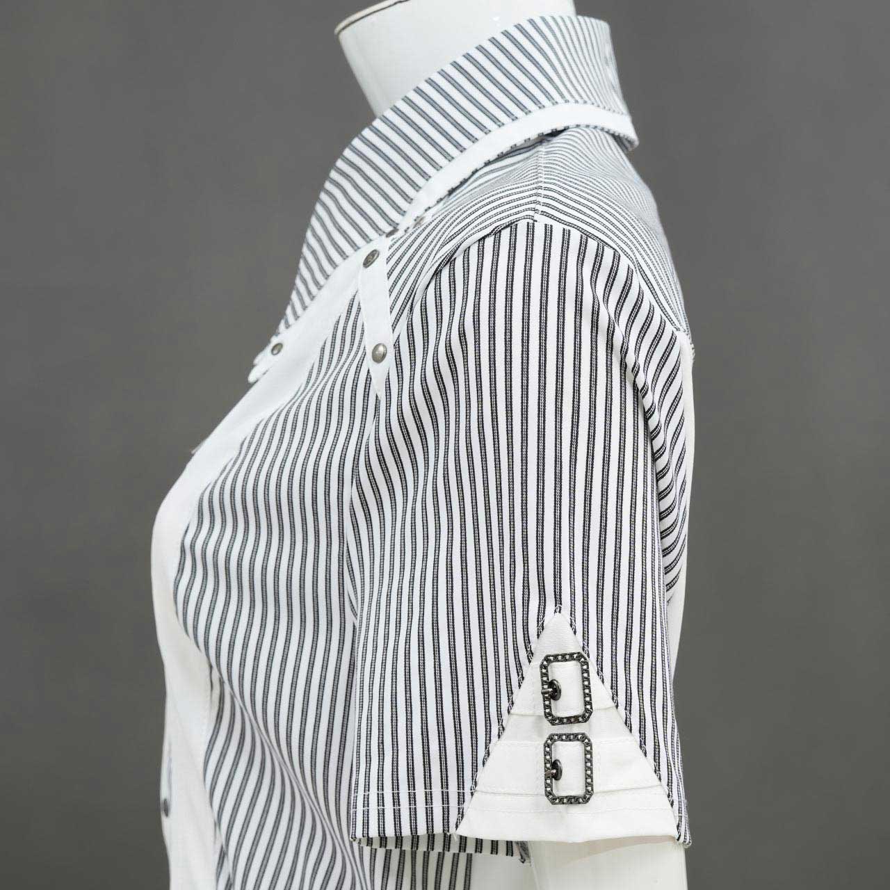 Ashes of the Elysium Short-Sleeve Long Blouse
