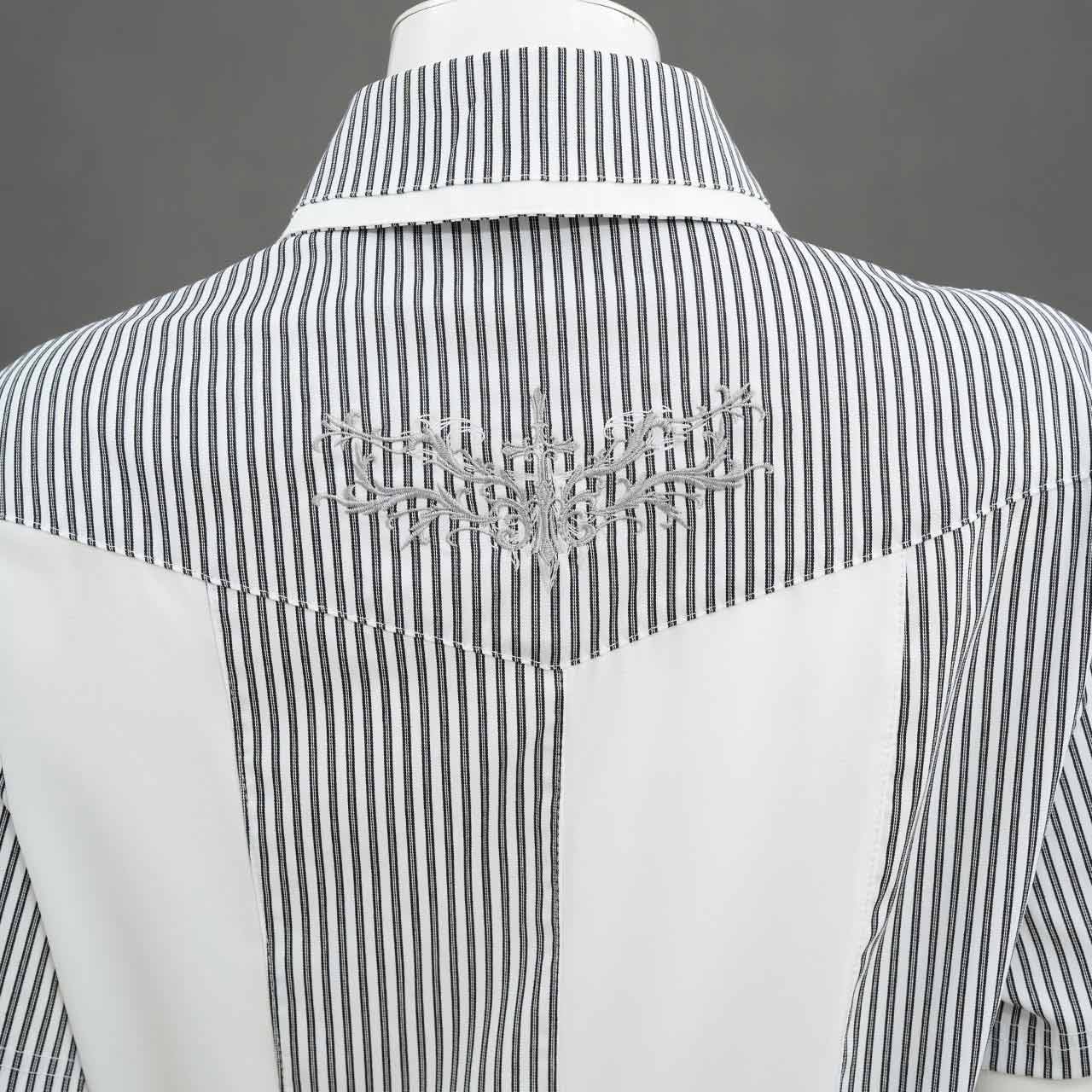 Ashes of the Elysium Short-Sleeve Long Blouse