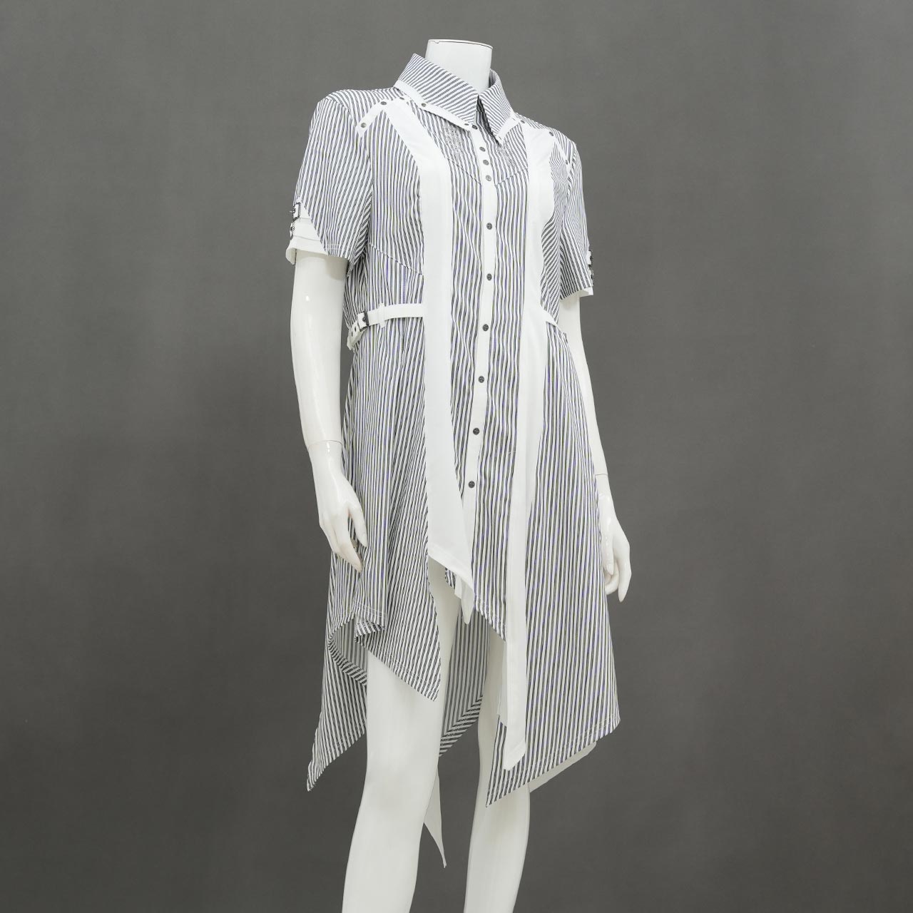 Ashes of the Elysium Short-Sleeve Long Blouse