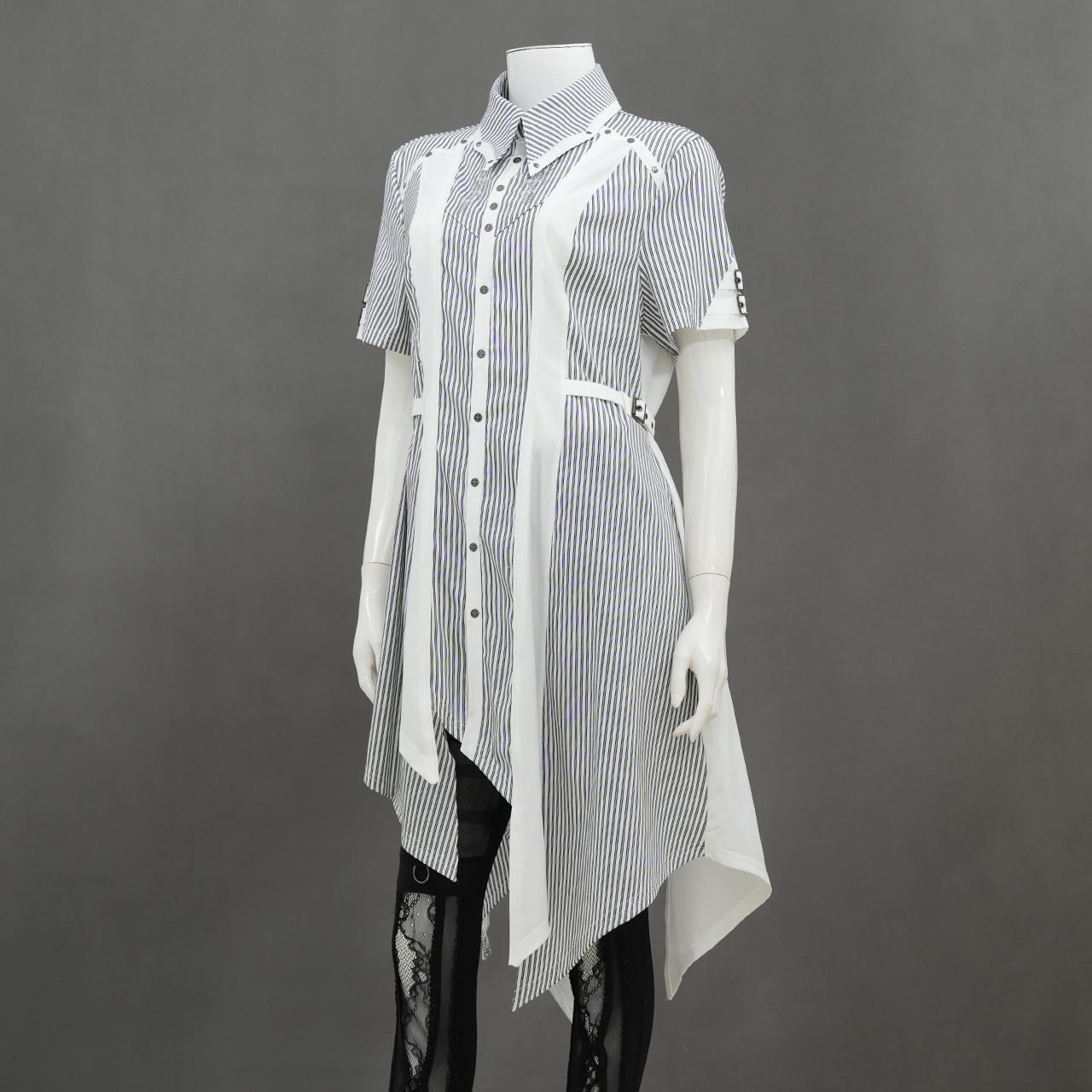 Ashes of the Elysium Short-Sleeve Long Blouse