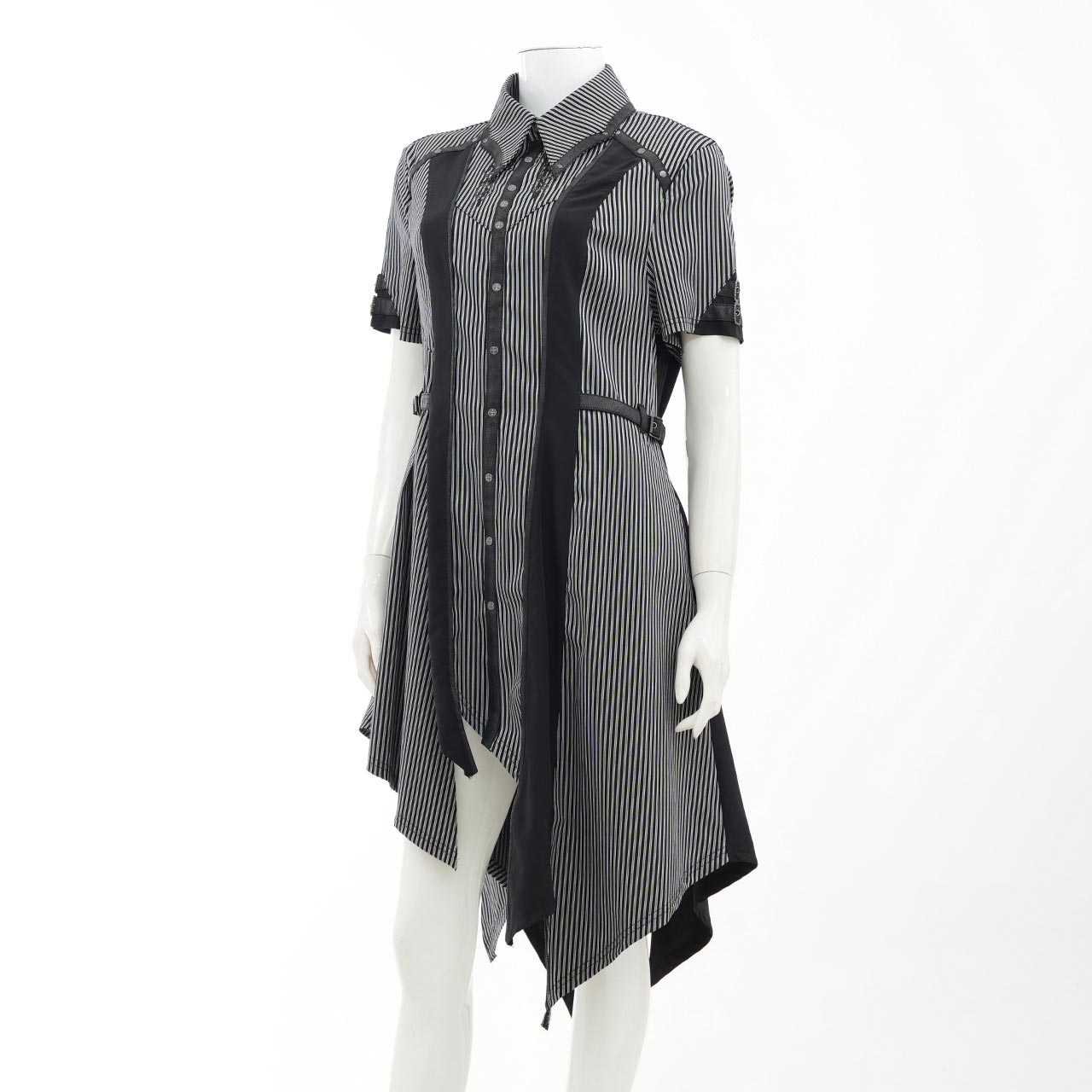 Ashes of the Elysium Short-Sleeve Long Blouse