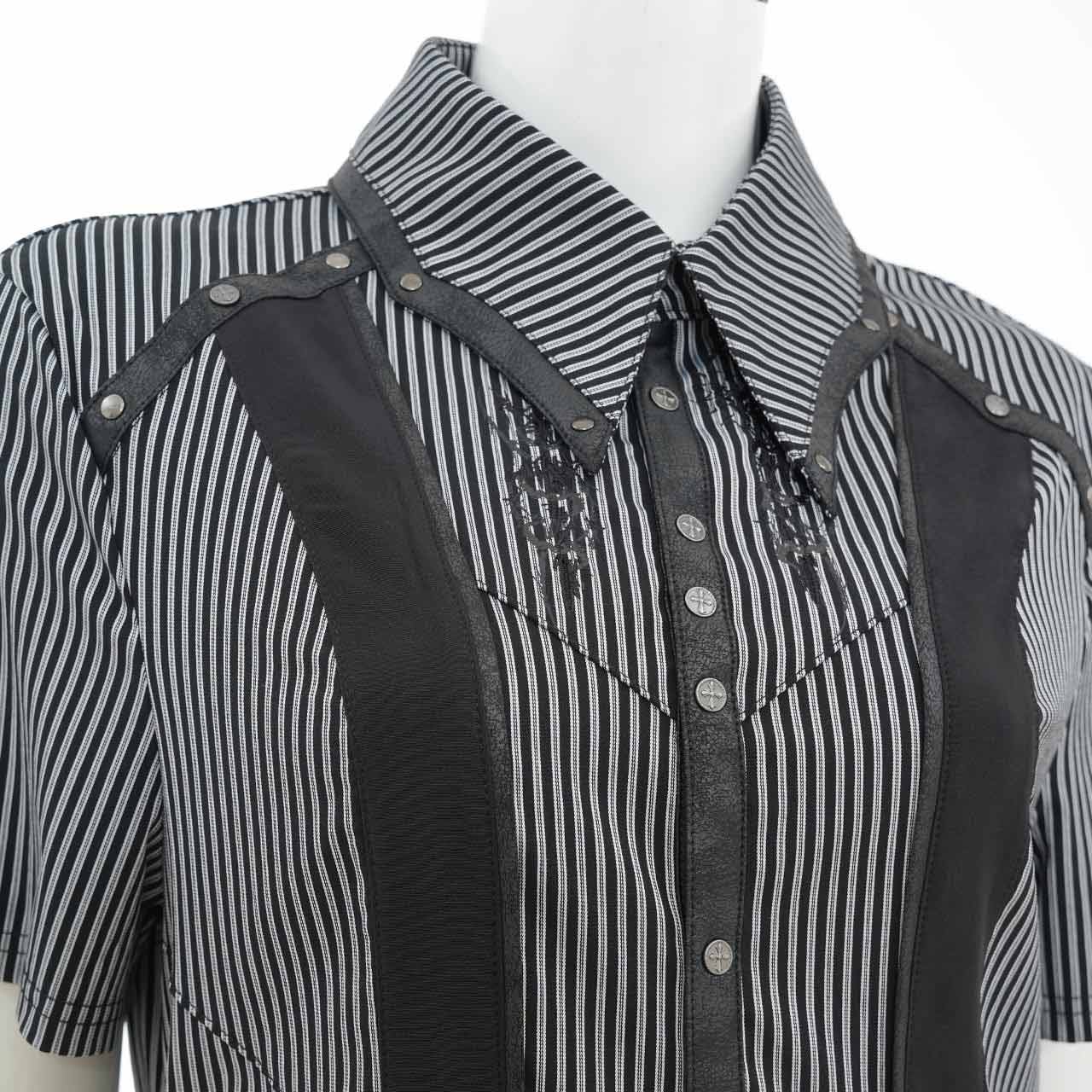 Ashes of the Elysium Short-Sleeve Long Blouse