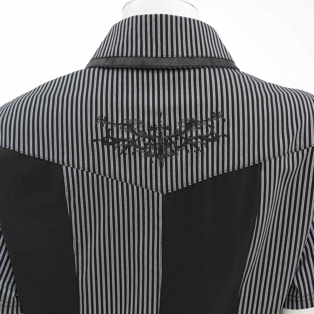Ashes of the Elysium Short-Sleeve Long Blouse