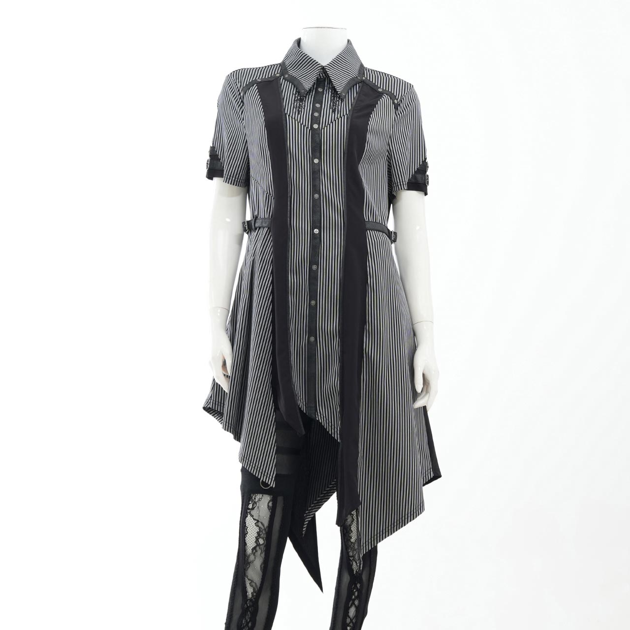 Ashes of the Elysium Short-Sleeve Long Blouse