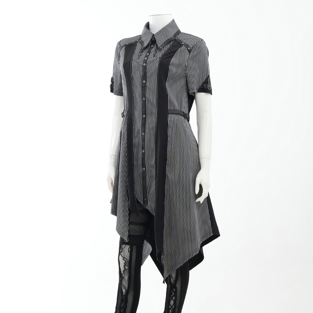 Ashes of the Elysium Short-Sleeve Long Blouse