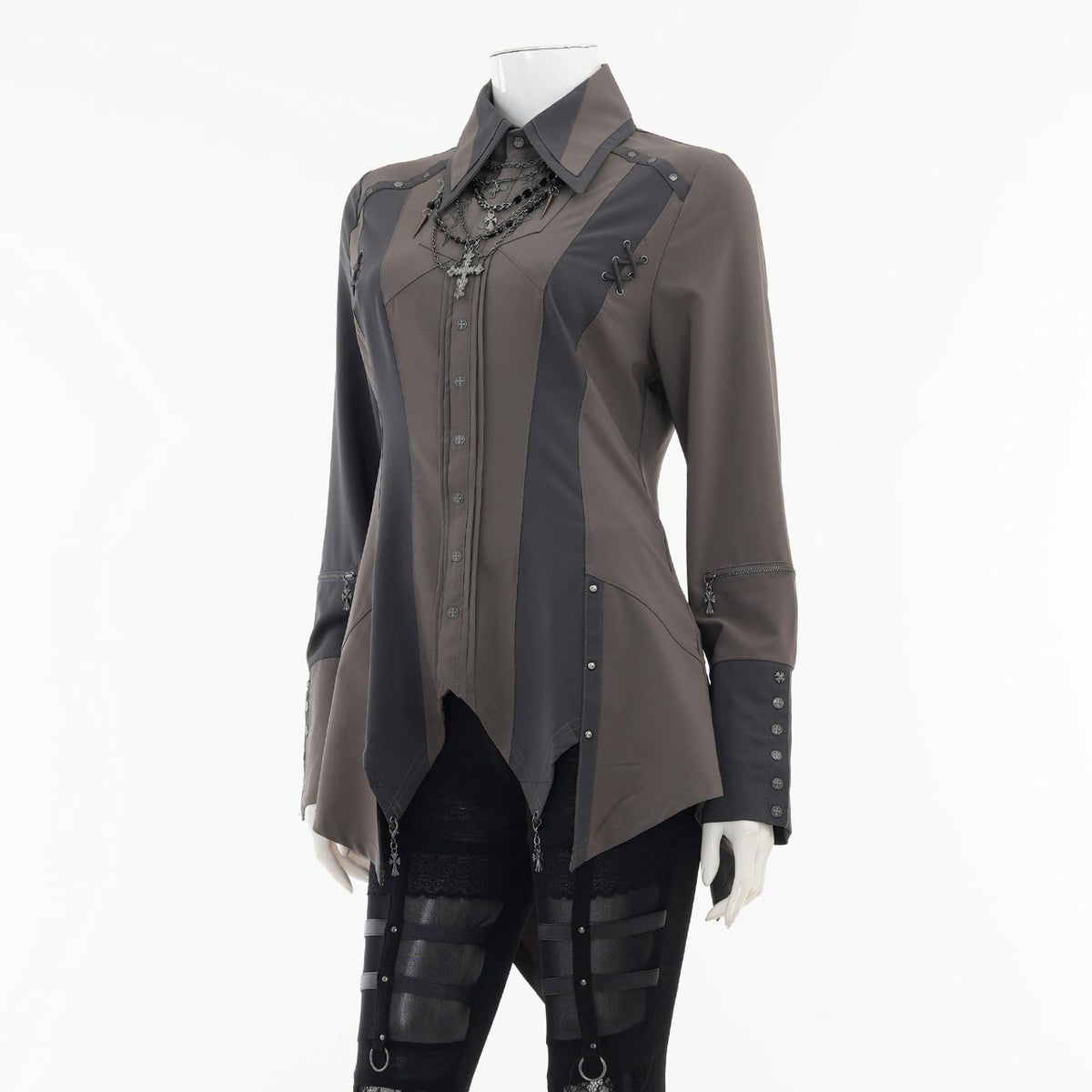 Ancient Crimson Shadow Blouse