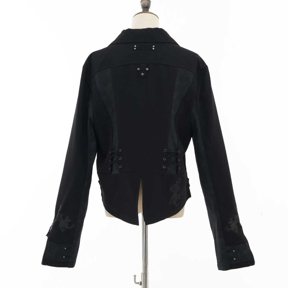 Ancient Dragon-Print Biker Jacket 【Men's】