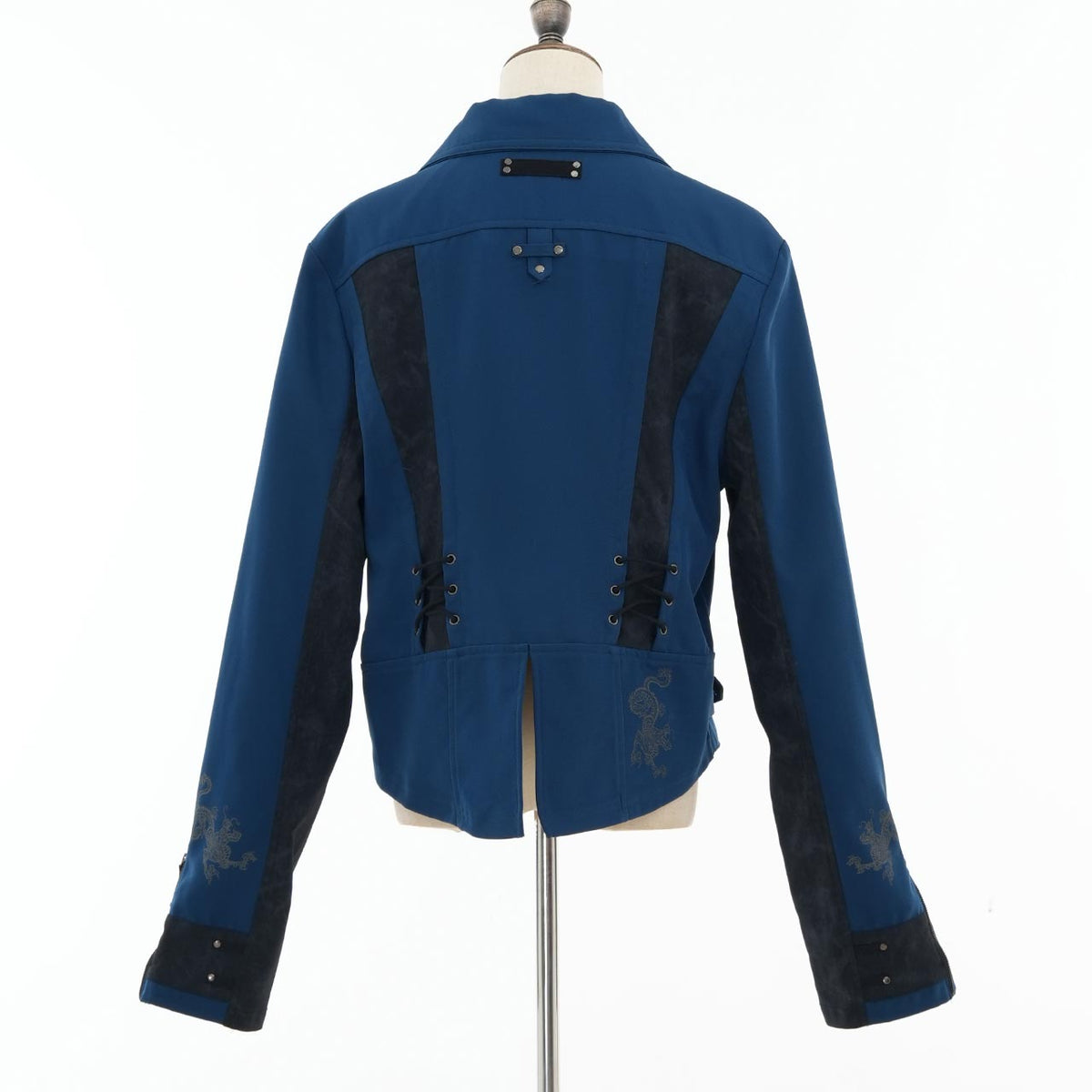 Ancient Dragon-Print Biker Jacket 【Men's】