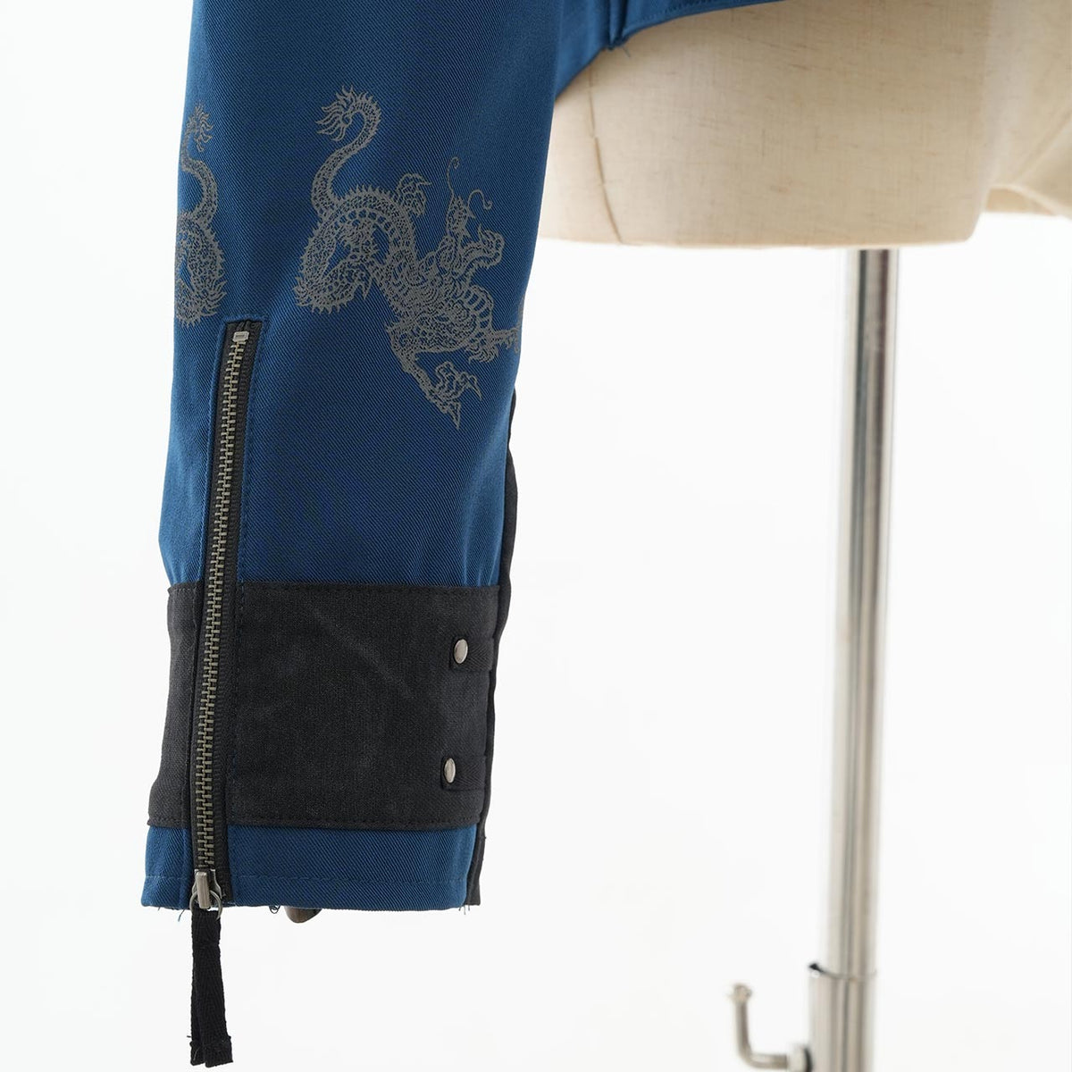 Ancient Dragon-Print Biker Jacket 【Men's】