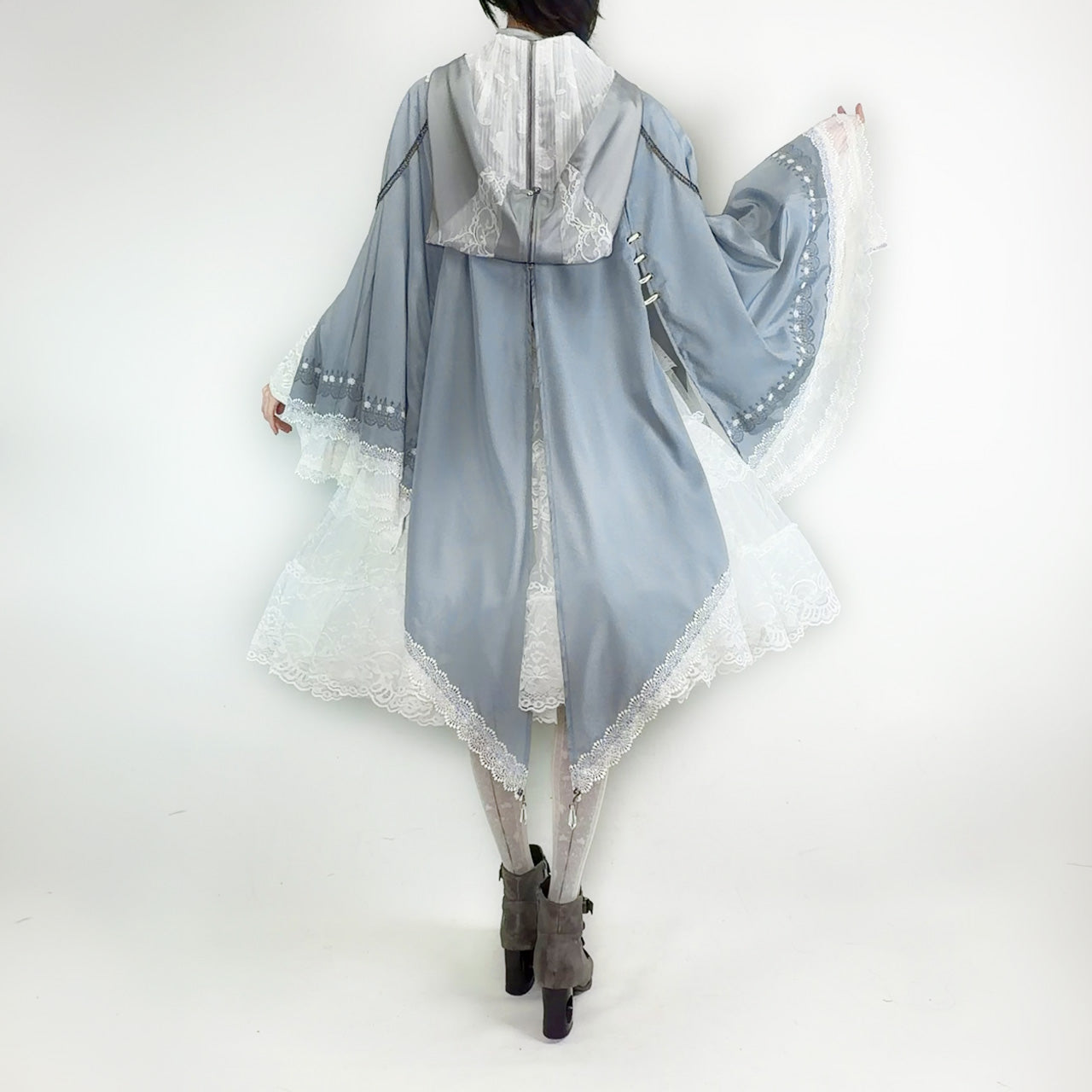 Whimsical Rosy Cats Cat Ear Cape