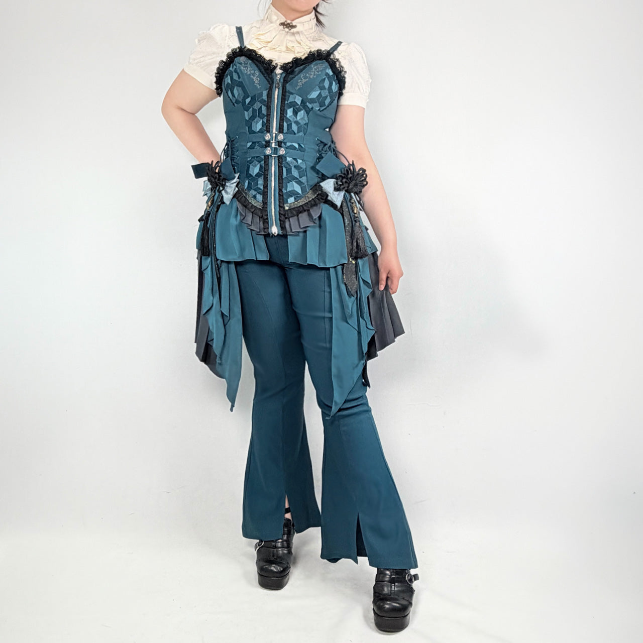 月光幻華 Bustier One-piece dress 【L】