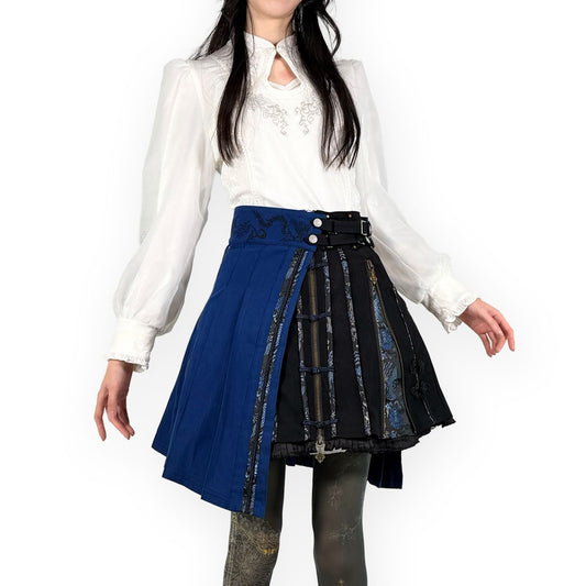 琉球浪漫物語～第三章～Two-piece zip skirt set