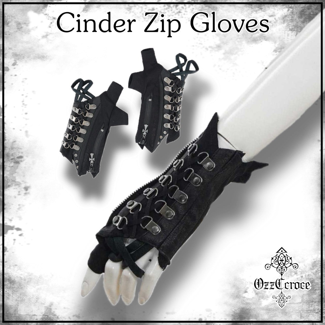 Cinder 拉链手套