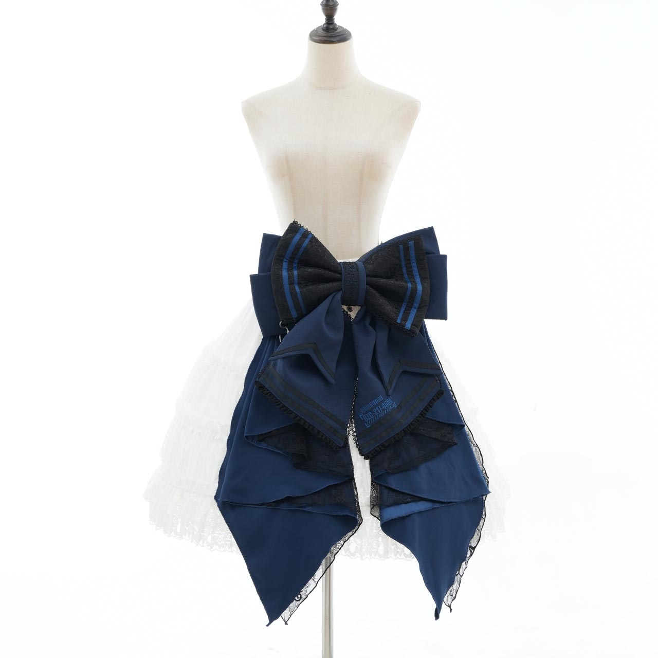 Whimsical Rosy Cats Ribbon Corset