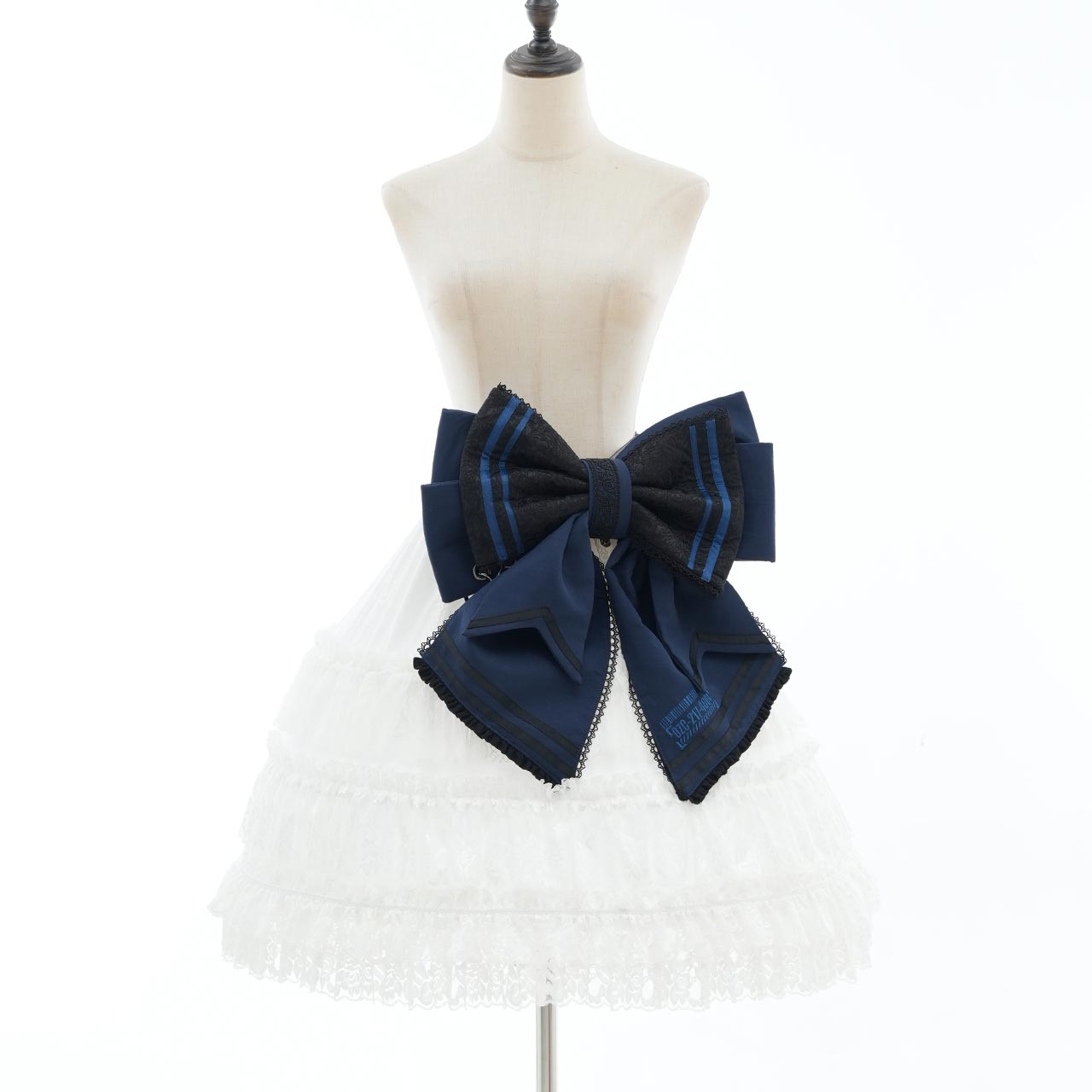 Whimsical Rosy Cats Ribbon Corset