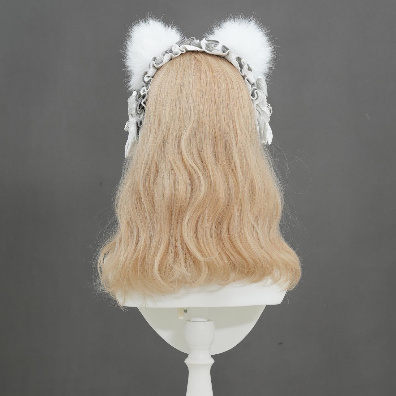 Whimsical Rosy Cats Cat-ear headdress