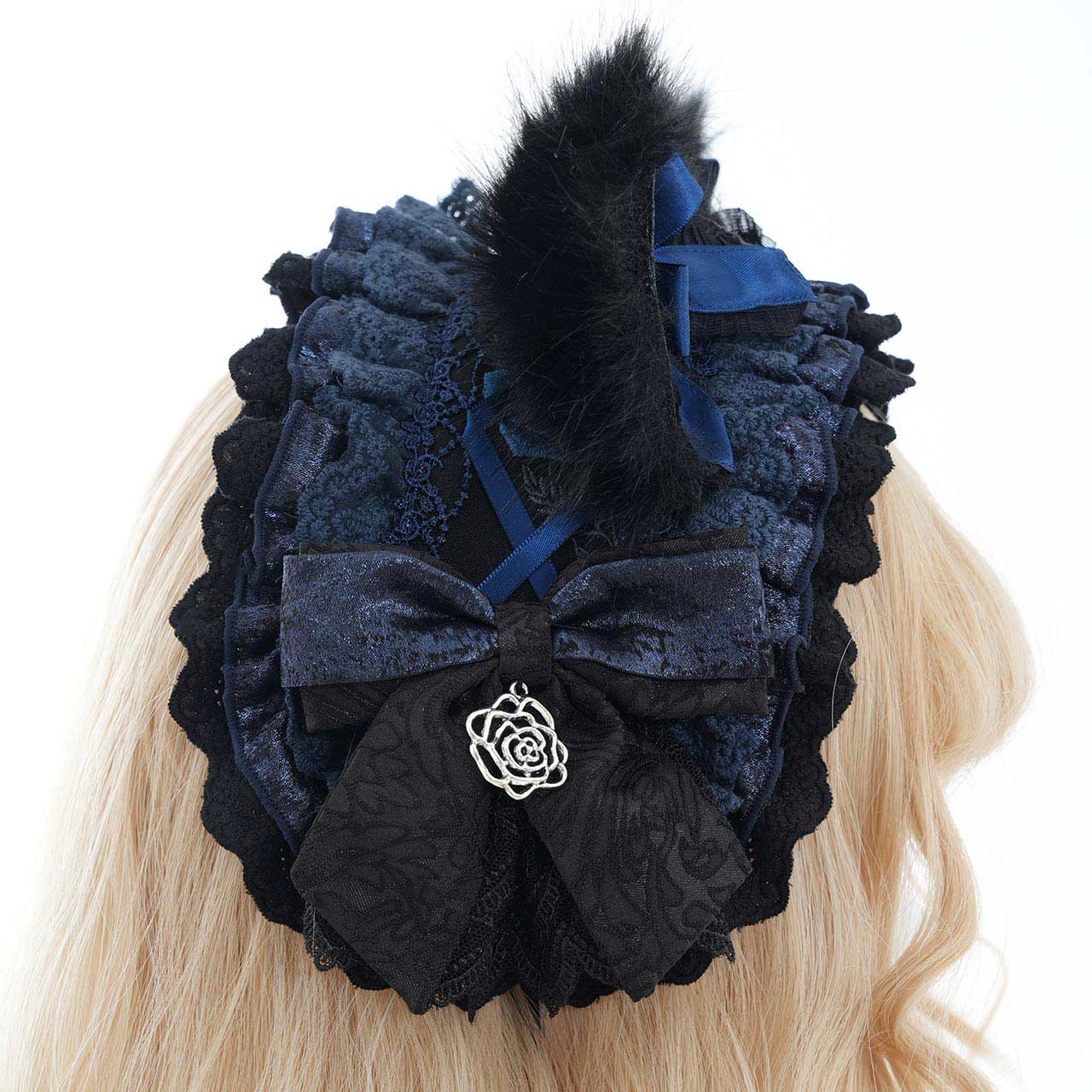 Whimsical Rosy Cats Cat-ear headdress