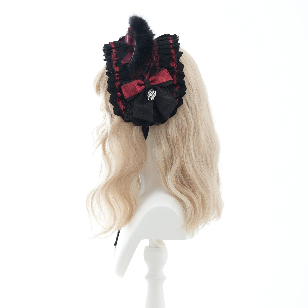 Whimsical Rosy Cats Cat-ear headdress