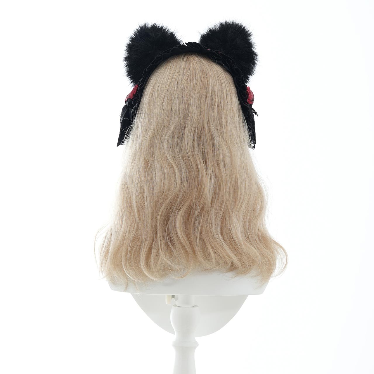 Whimsical Rosy Cats Cat-ear headdress