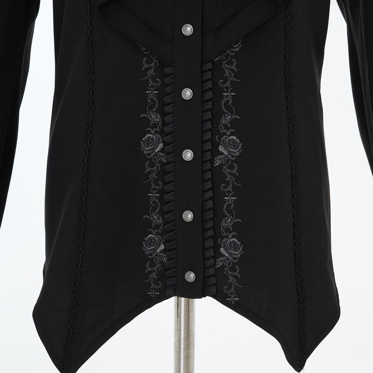Grand Foyer Hotel Cascade Ruffle Blouse【L】