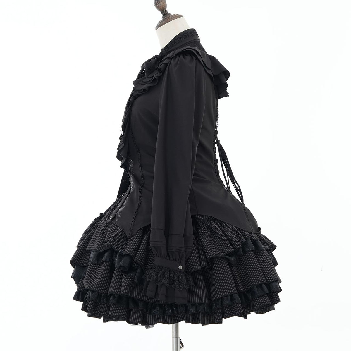 Grand Foyer Hotel Cascade Ruffle Blouse【M】