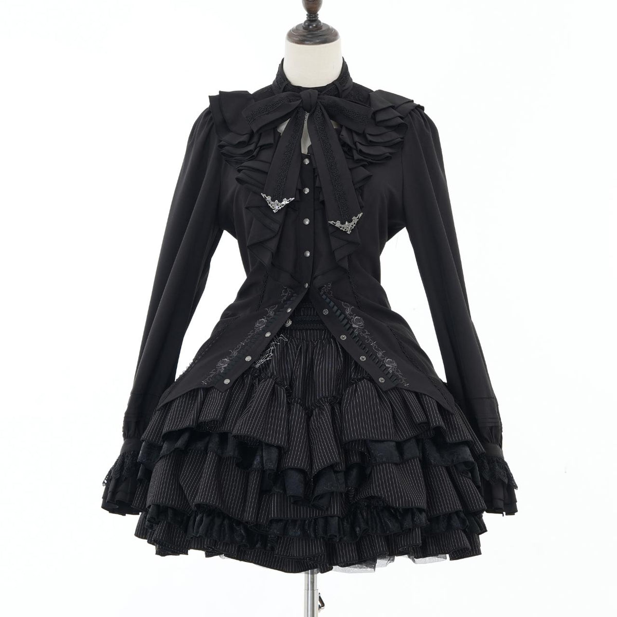 Grand Foyer Hotel Cascade Ruffle Blouse【M】