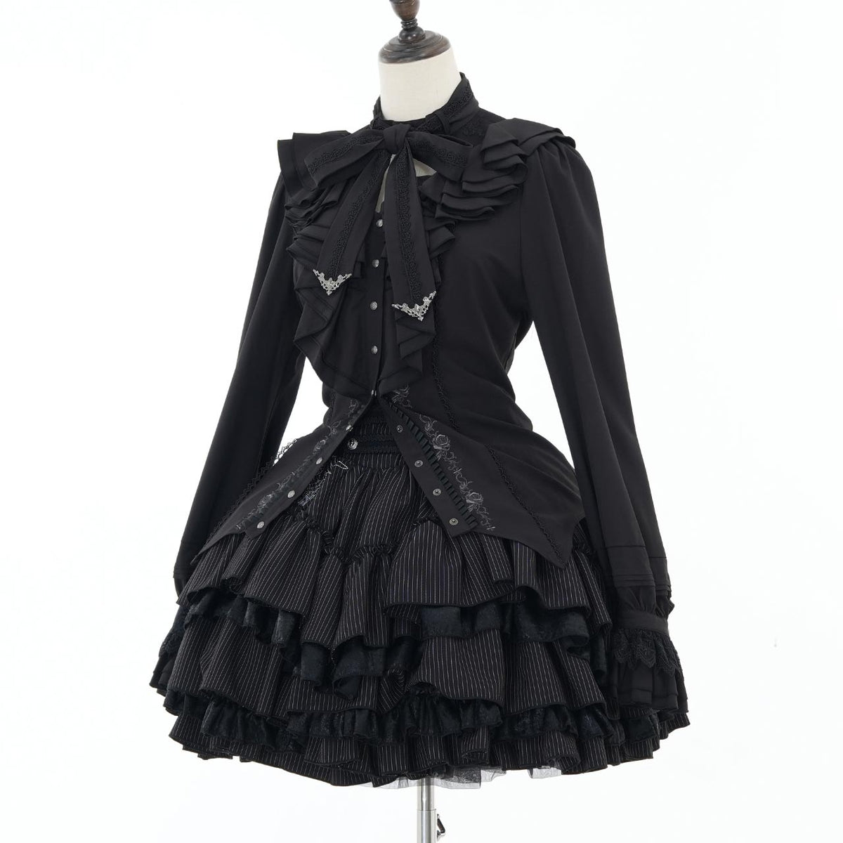 Grand Foyer Hotel Cascade Ruffle Blouse【M】