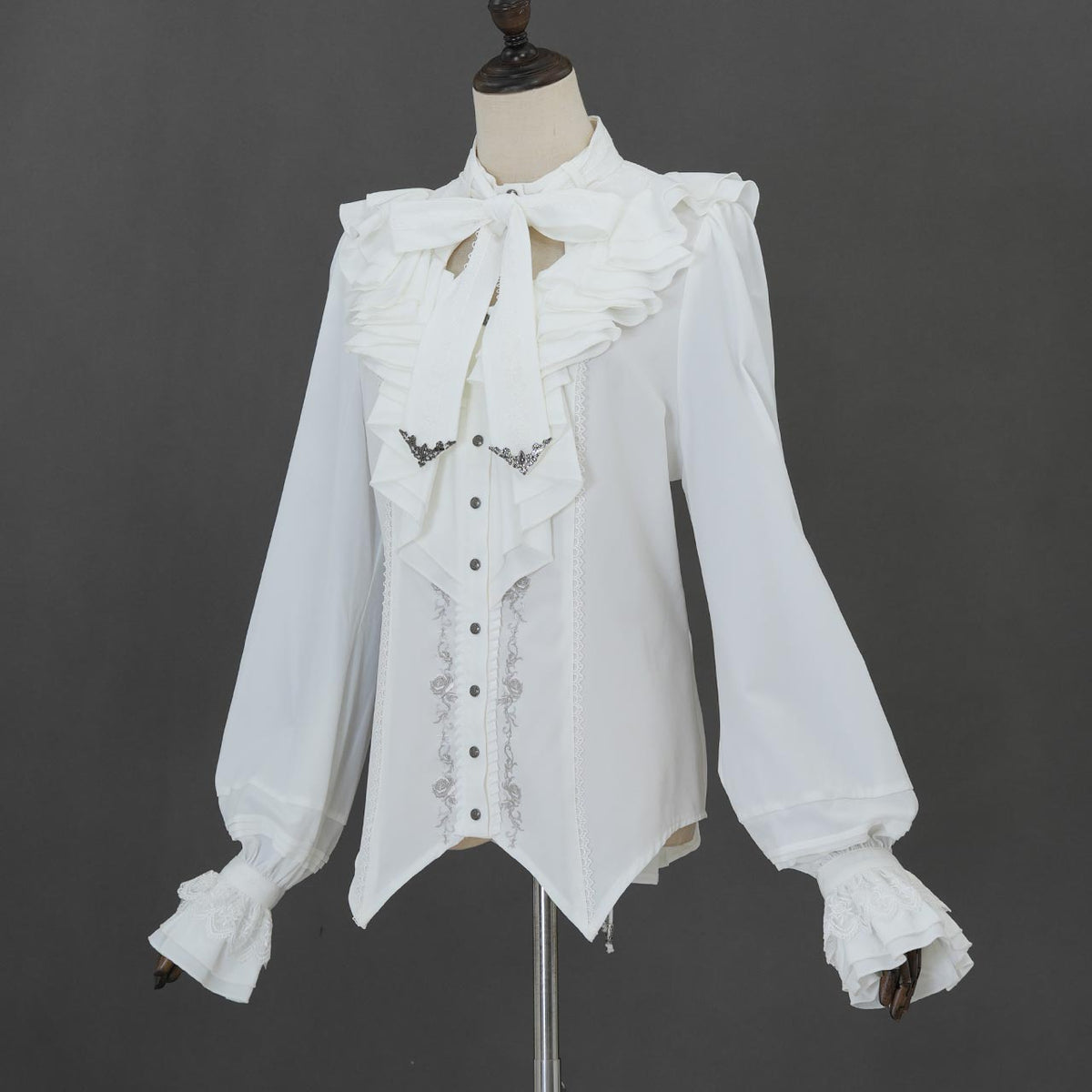 Grand Foyer Hotel Cascade Ruffle Blouse【L】