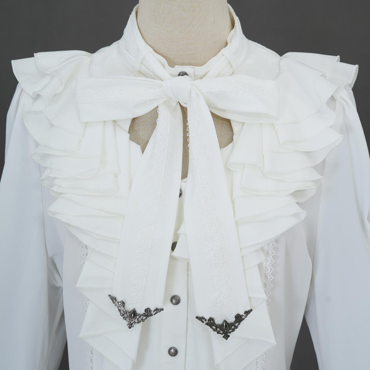 Grand Foyer Hotel Cascade Ruffle Blouse【L】