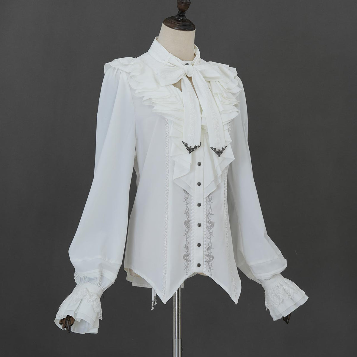 Grand Foyer Hotel Cascade Ruffle Blouse【L】