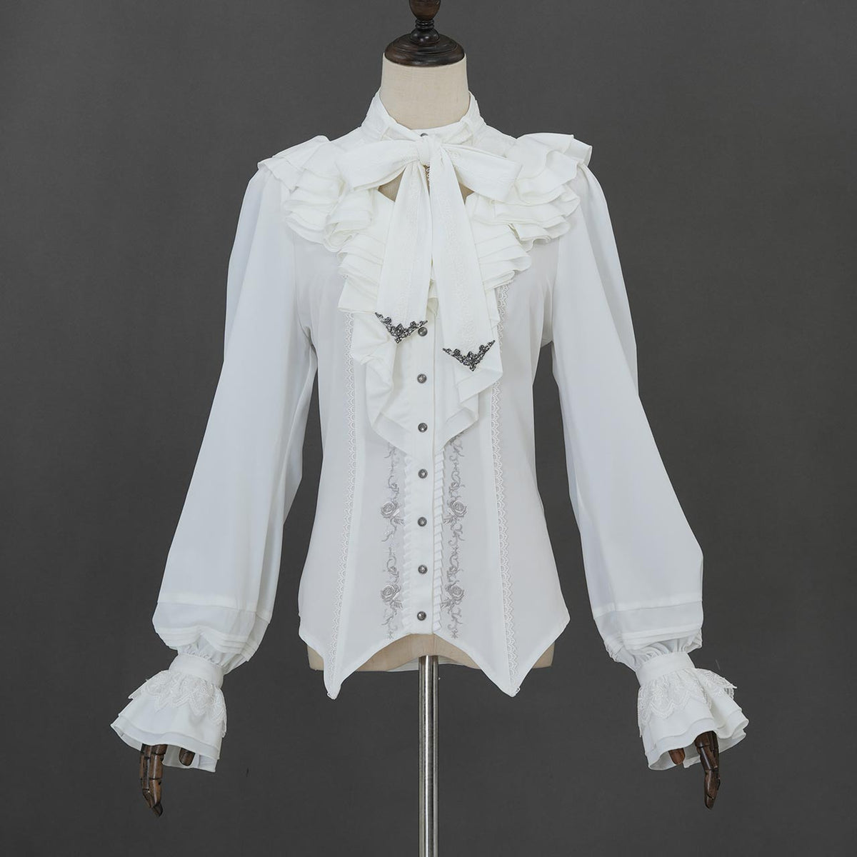 Grand Foyer Hotel Cascade Ruffle Blouse【M】