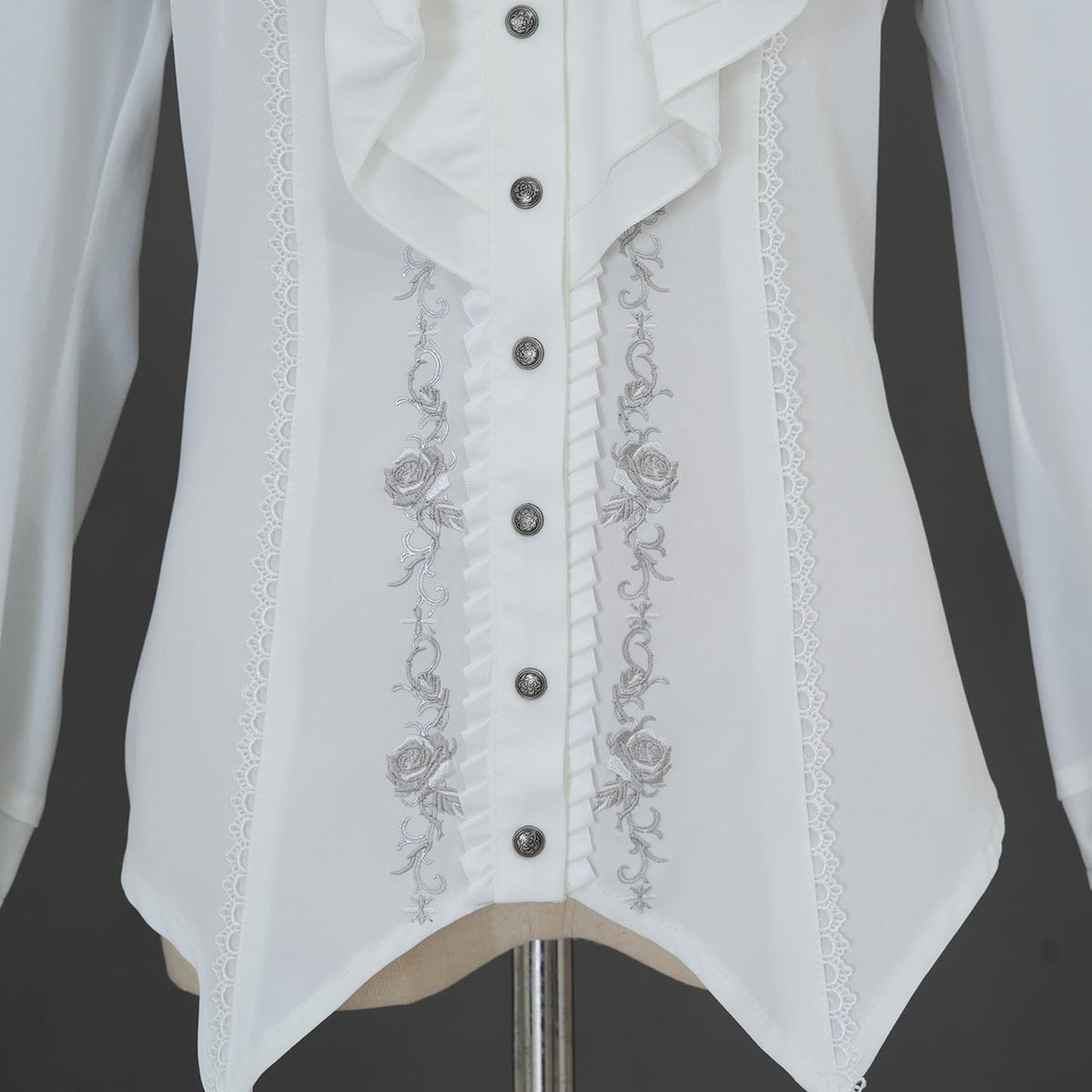 Grand Foyer Hotel Cascade Ruffle Blouse【M】