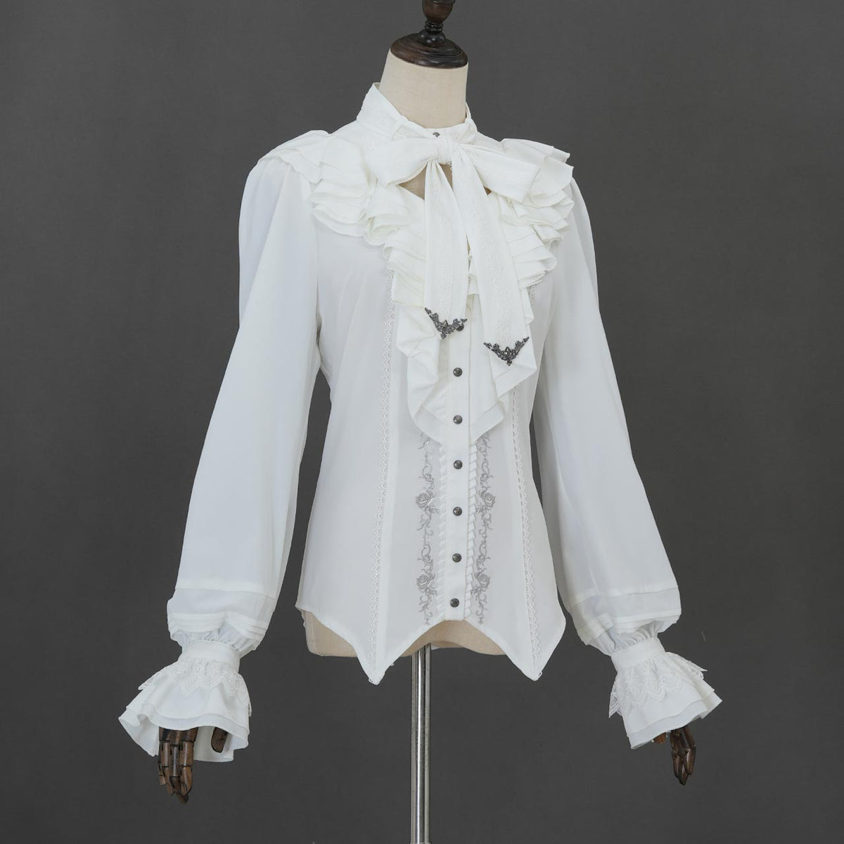 Grand Foyer Hotel Cascade Ruffle Blouse【M】