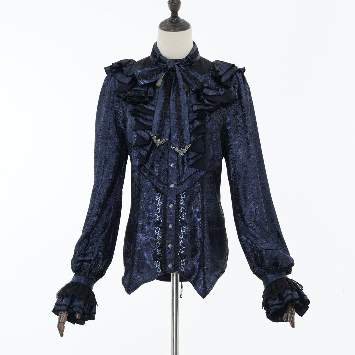 Grand Foyer Hotel Cascade Ruffle Blouse【L】