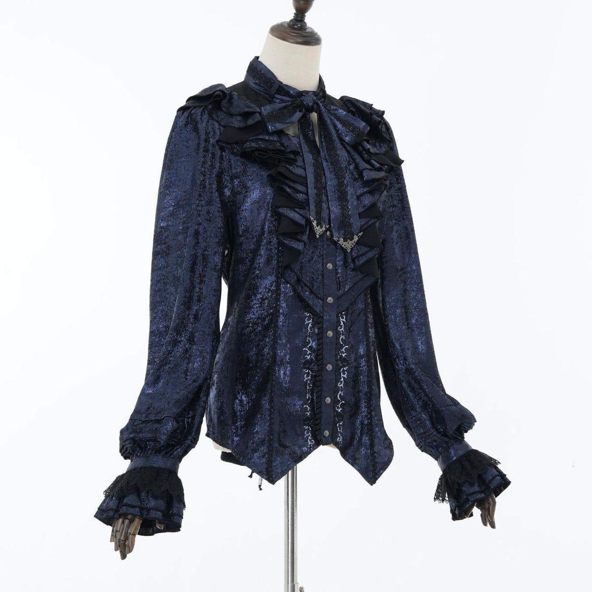 Grand Foyer Hotel Cascade Ruffle Blouse【L】