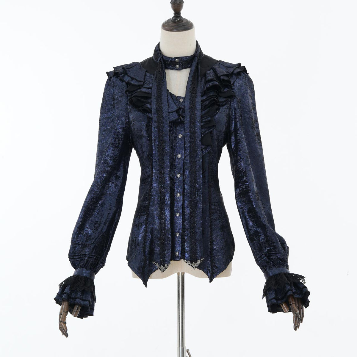 Grand Foyer Hotel Cascade Ruffle Blouse【M】