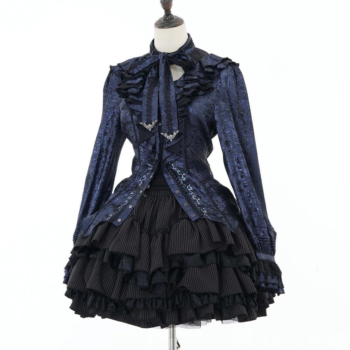 Grand Foyer Hotel Cascade Ruffle Blouse【M】