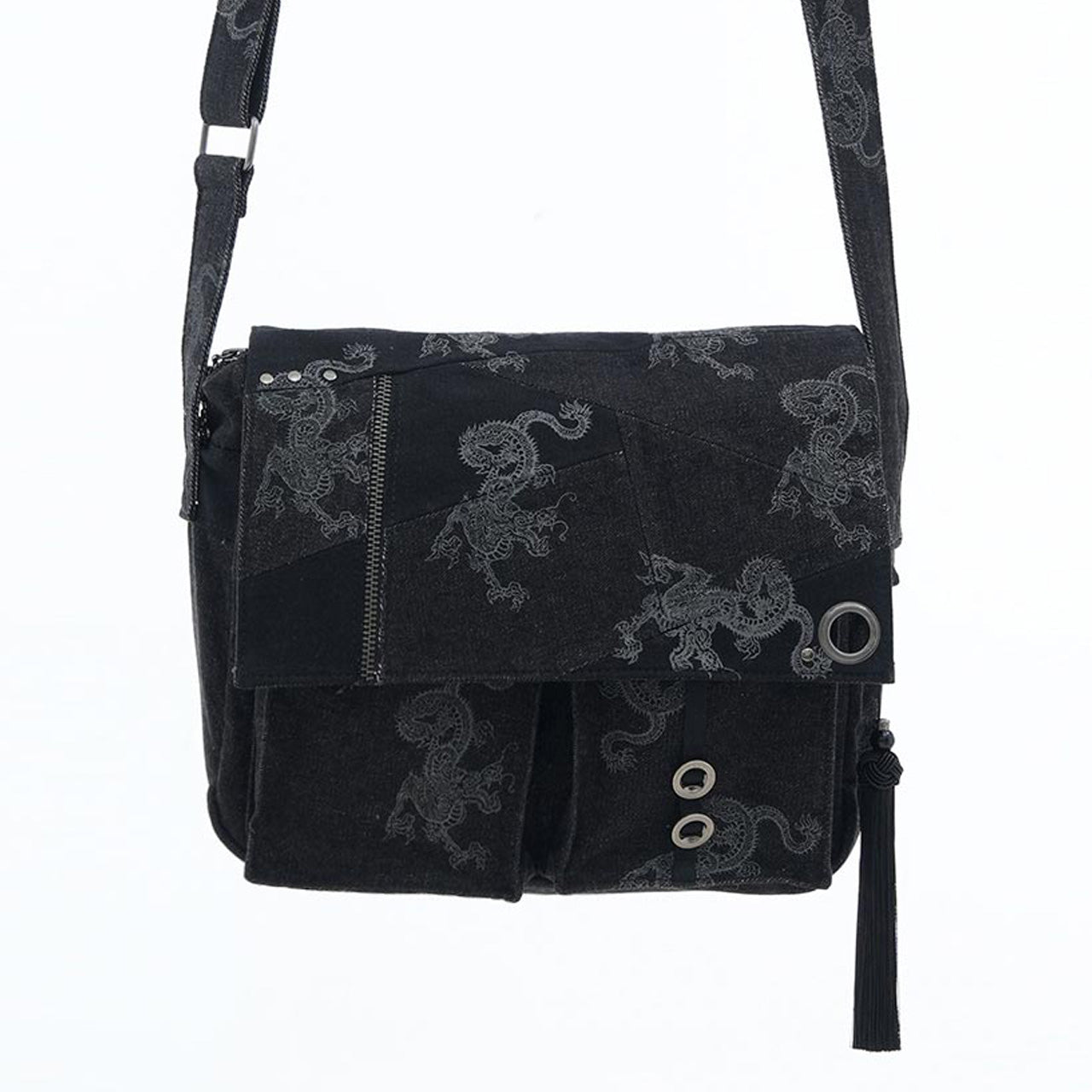 琉球浪漫物語 Ryukyu Romantic Dragon Denim Bag
