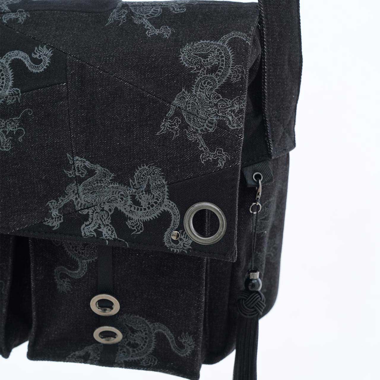琉球浪漫物語 Ryukyu Romantic Dragon Denim Bag