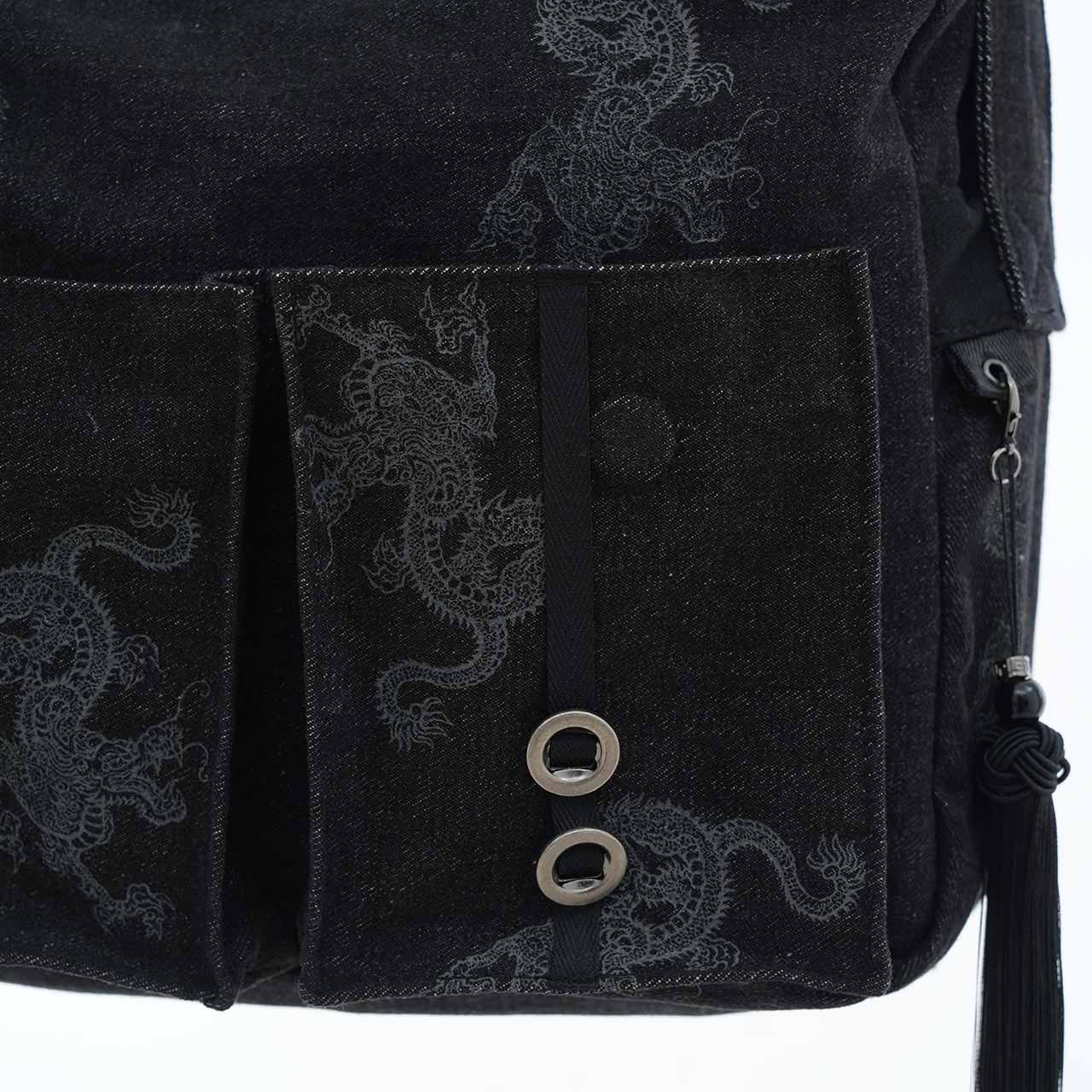 琉球浪漫物語 Ryukyu Romantic Dragon Denim Bag