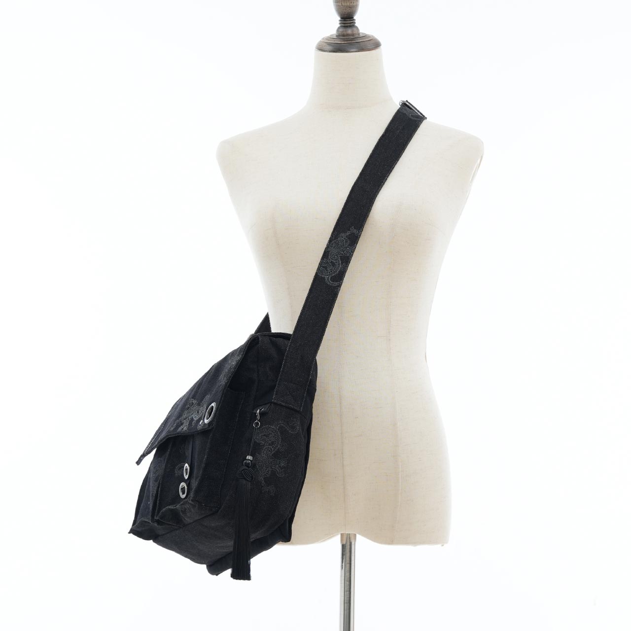 琉球浪漫物語 Ryukyu Romantic Dragon Denim Bag