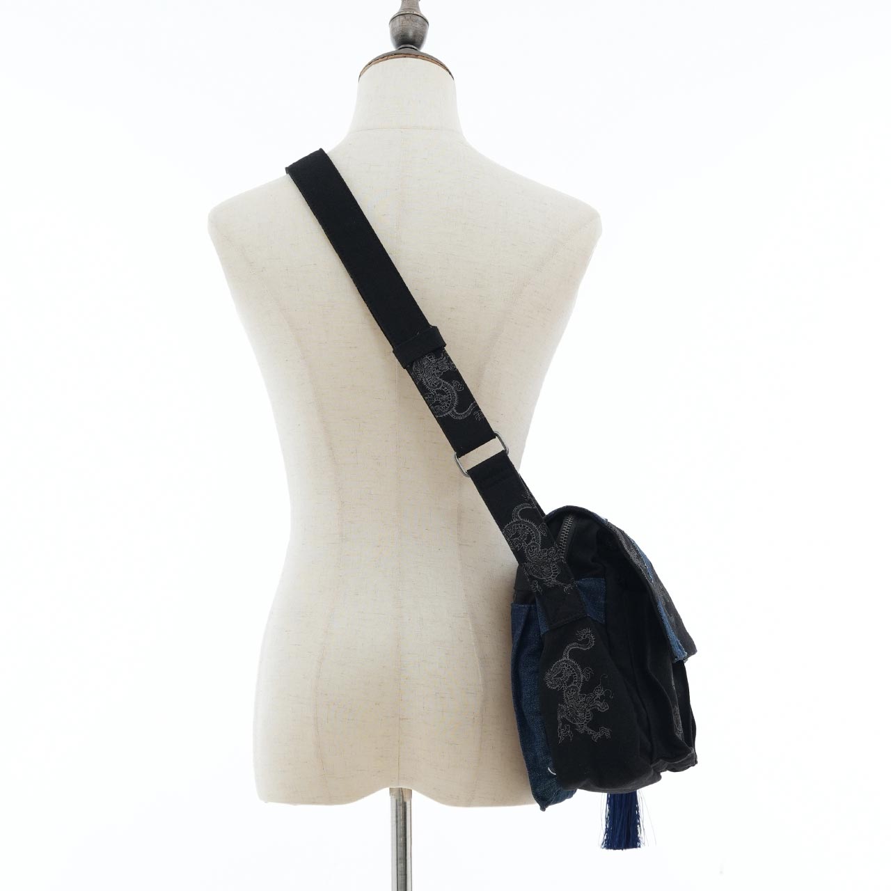 琉球浪漫物語 Ryukyu Romantic Dragon Denim Bag