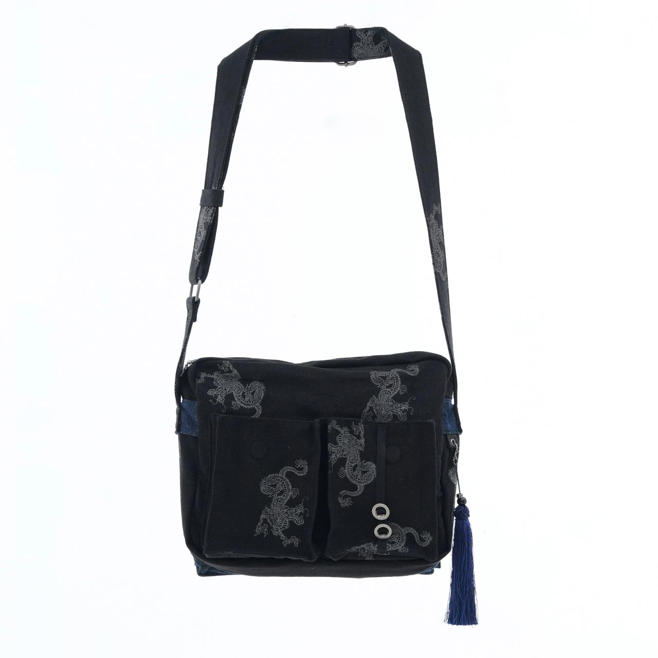 琉球浪漫物語 Ryukyu Romantic Dragon Denim Bag
