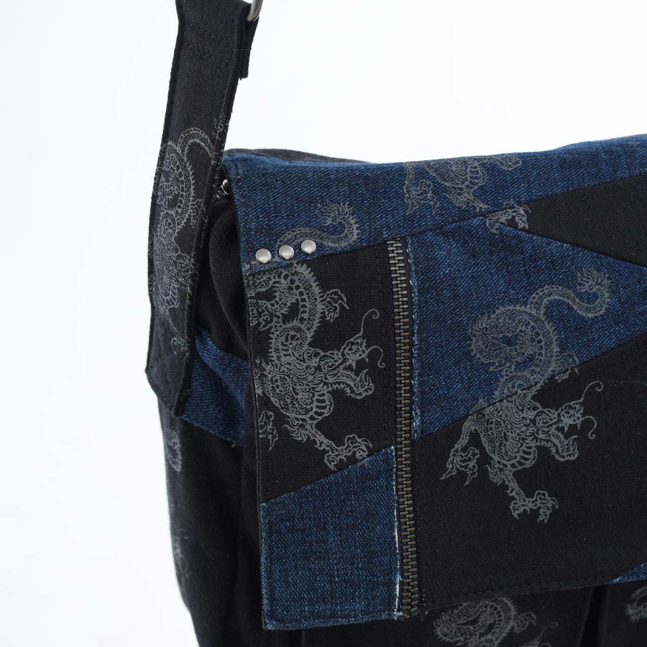 琉球浪漫物語 Ryukyu Romantic Dragon Denim Bag