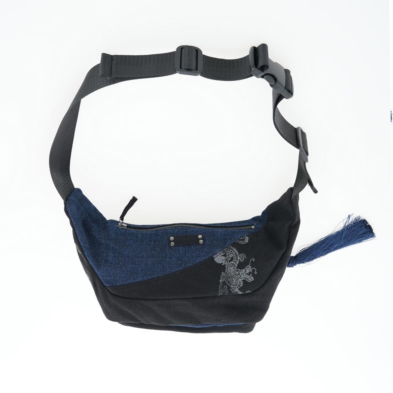 琉球浪漫物語 Ryukyu Romantic Ancient Dragon Denim Body Bag